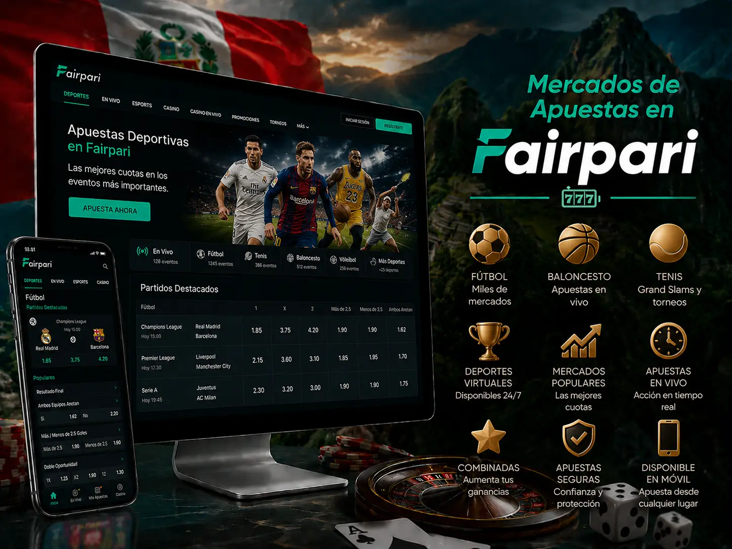 Mercados de Apuestas en Fairpari
