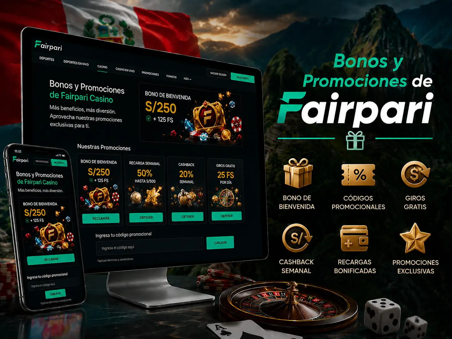 Bonos y Promociones de Fairpari