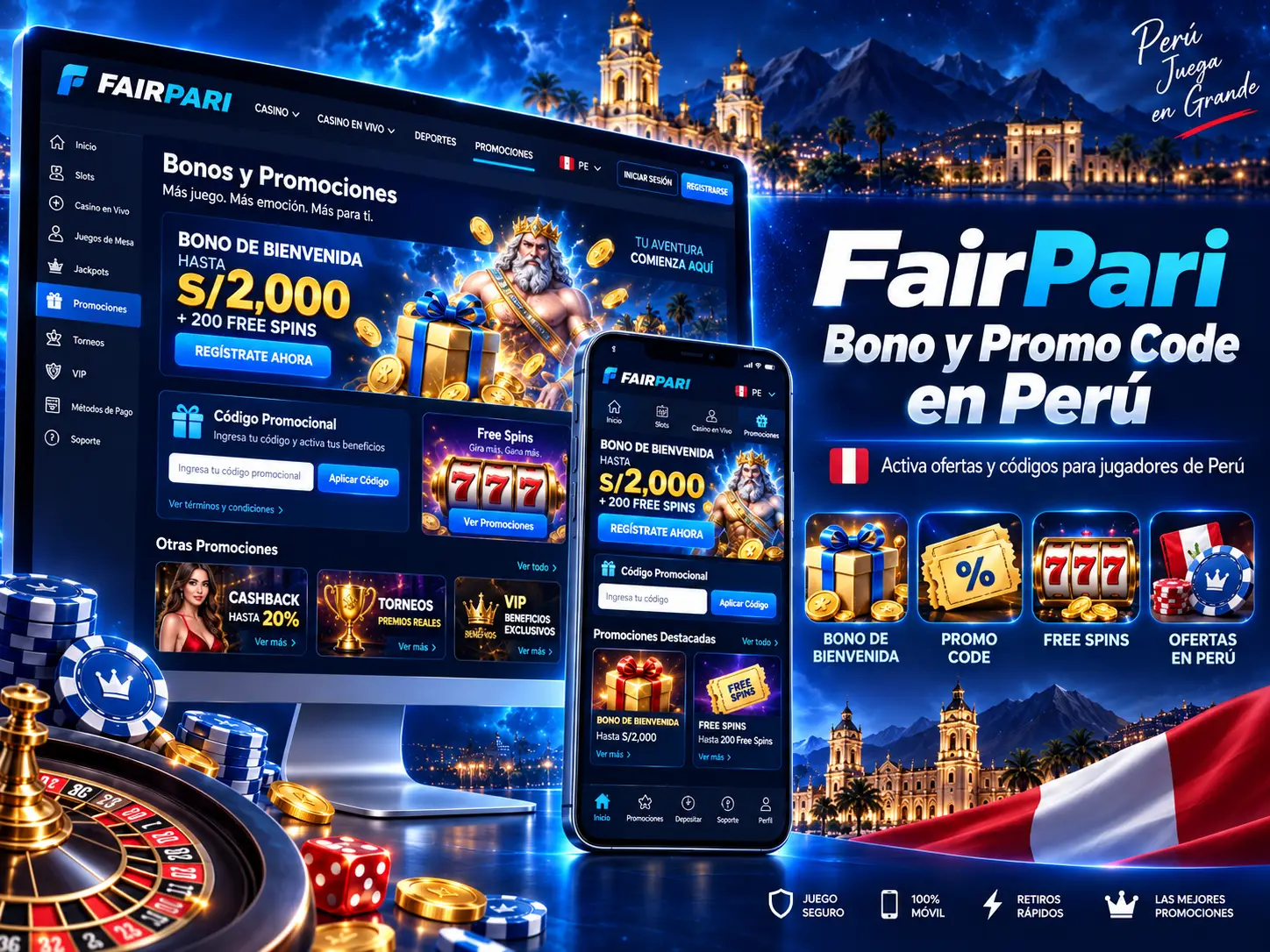 FairPari Bono y Promo Code en Perú