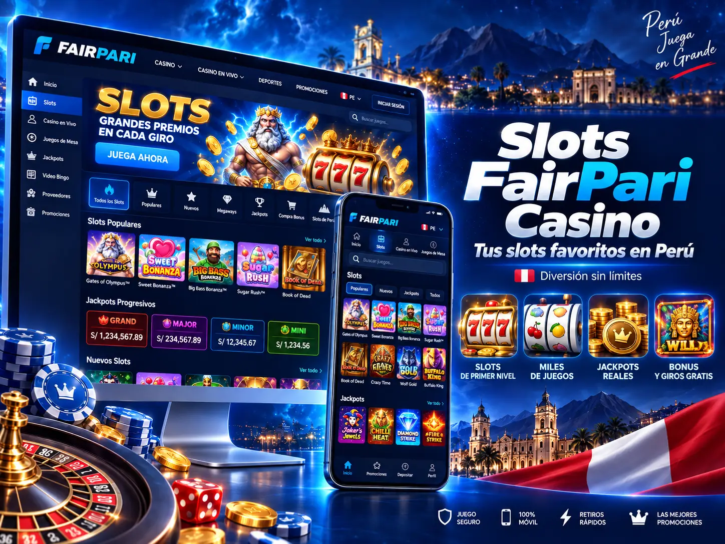 Slots y Tragamonedas de FairPari Casino